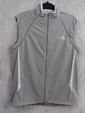 THE NORTH FACE Flight Series Men's Running Vest Light Gray Size M Outdoor